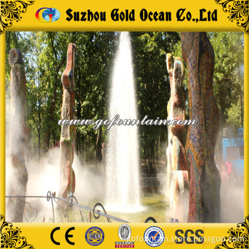 15X17m Artificial Fog Cedar Shape Water Fountain Garden Decoration
